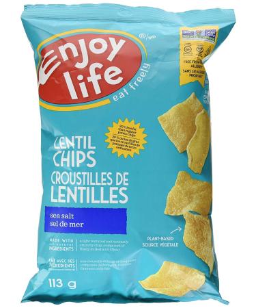 Enjoy Life Foods Light & Airy Lentil Chips Sea Salt 4 oz (113 g)