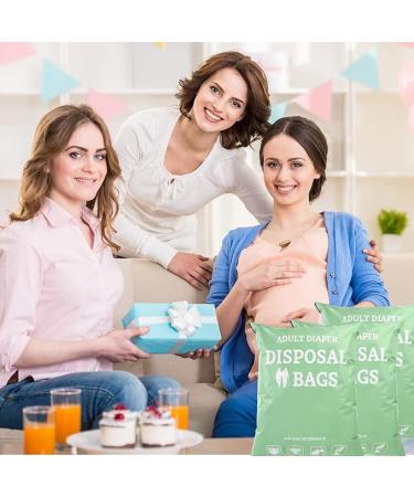 PerKoop 100 Pcs Extra Thick Large Adult Diaper Disposable Bags Odor Tight Sealing Disposal Bags Tear Resistance Sanitary Bag for Feminine Products Prevents Leakage Incontinence Unscented Diaper Sacks - Buy Online on GoSupps.com