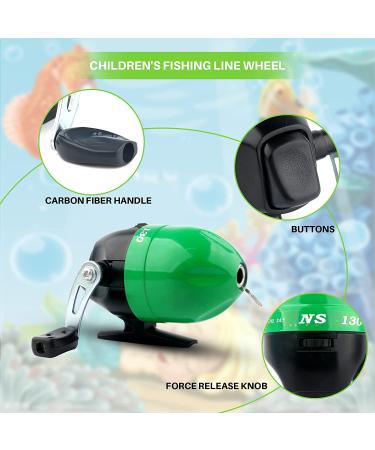 Telescopic Fishing Pole Reel Combo 5.9FT/4.92FT - All-in-One Fishing Gear Set for Beginners & Adults - 2PCS Collapsible Rods, Spinning Reel, Lures, Tackle Bag - Blue/Green - Buy Online on GoSupps.com