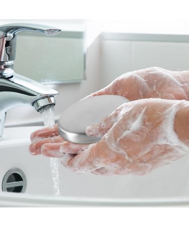 Savonnette en Acier Inoxydable D sodorisant pour Mains Savonnette Pratique R utilisable Anti-Odeurs M talliques Format Compact Portable la Cuisine et Voyage - Buy Online on GoSupps.com