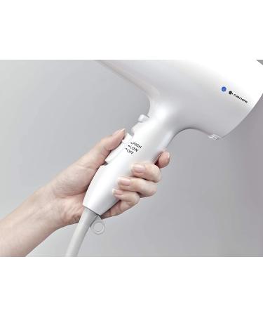 Panasonic Nanoe Salon Hair Dryer with QuickDry Nozzle, Diffuser & Concentrator Attachments - EH-NA67-W (White) - Buy Online on GoSupps.com
