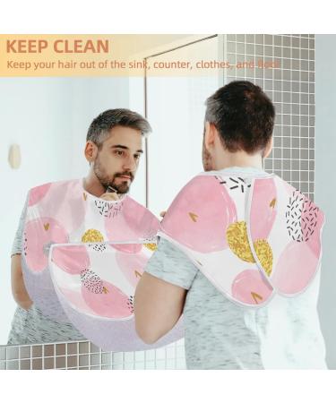 Beard Bib Apron for Men | Waterproof Hair Catcher Cape - Perfect for Shaving & Trimming | Non-Stick Grooming Cloth with Polka Dot Heart Design - Buy Online on GoSupps.com