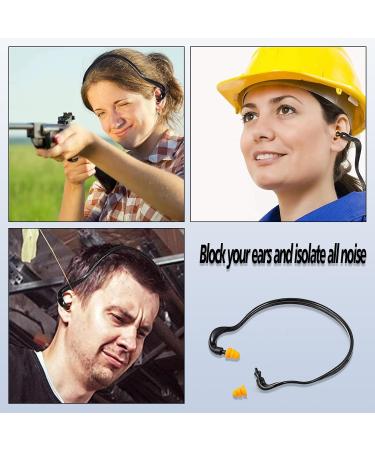Banded Ear Plugs Band Earplugs Silicone Banded Hearing Protection and Replacement Earplugs Inner-Aural Ear Plugs for Sleeping Shooting Travel and Construction Work (18 Pairs) - Buy Online on GoSupps.com