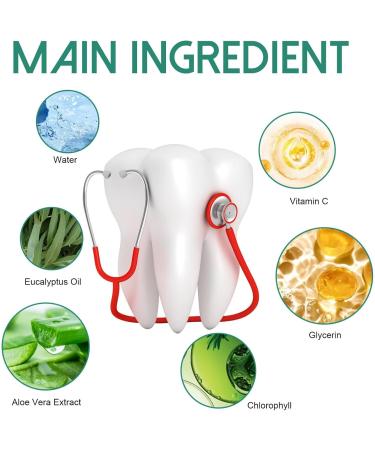 Tooth Serum Whitening - Dual Pack Teeth Whitening Booster for Color Correction Deep Cleaning & Fresh Breath - Buy Online on GoSupps.com