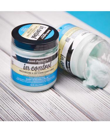 Aunt Jackie's Curls and Coils In Control Anti-Poof Conditioner 18 oz - Shea Butter Enriched - Buy Online on GoSupps.com
