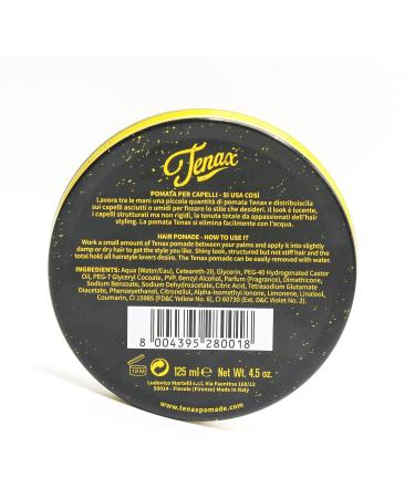 Tenax Water Soluble Pomade 4.5 oz - Strong Hold & Clean Shine - Buy Online on GoSupps.com