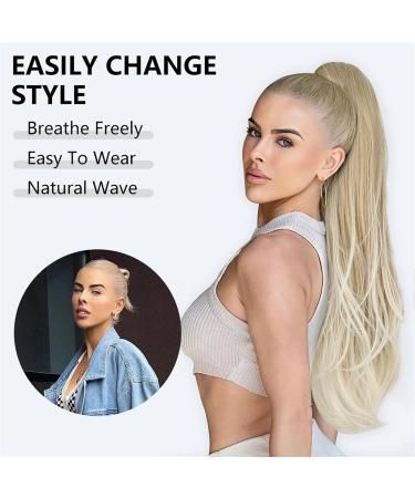 Ponytail Extension Ponytail Extension 26 Inch Long Wavy Multi-Layered Drawstring Ponytail Hair Extensions for Women Heat Resistant Synthetic Ponytail Hairpieces Ponytail Hairpiece for Women (Color : 26inches 184A - Buy Online on GoSupps.com