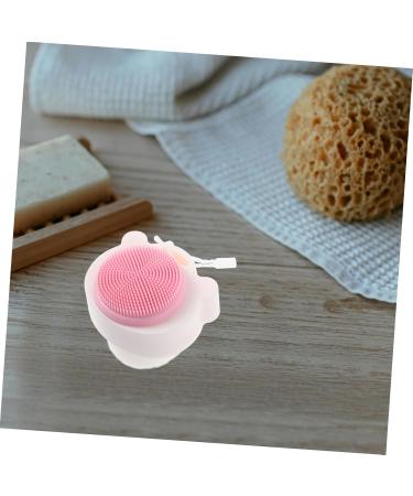 Healeved Soft Bristle Facial Cleansing Brush Bath Brush Face Brush Cleanse Exfoliator Silicone Brush Shower Brush for Body Face Exfoliation Brush Exfoliating Brush Silicone Bath Scrubber - Buy Online on GoSupps.com