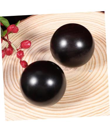 2-Set Gemstone Baoding Balls - Health Massage Tools for Relaxation | Marble & Wood Massage Roller Balls - Buy Online on GoSupps.com