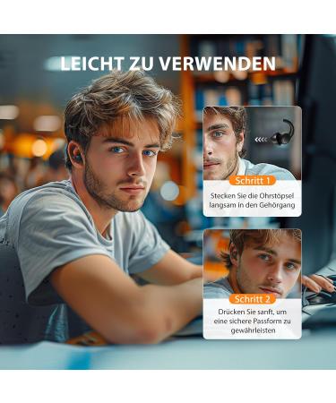 Reusable Silicone Ear Plugs for Sleeping | Noise Reduction SNR 33-36dB | Washable Hearing Protection | Ideal for Travel & Learning - Gray - Buy Online on GoSupps.com