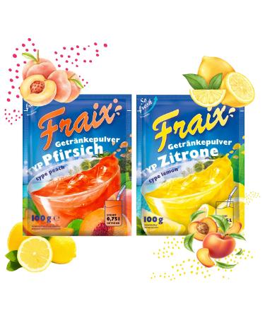Fraix FRAIX Peach + Lemon Powder Drink (50 combinations) (25 x 100g each) Fruity and refreshing With vitamin C