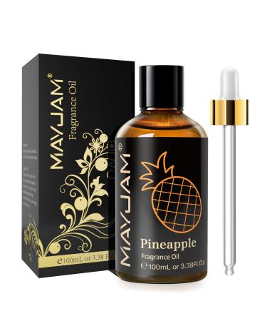 MAYJAM Pineapple Oil 100ml Premium Fragrance Oil for Essential Oils Diffuser Aromatherapy Home Oil Burner