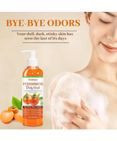 yonisayo Persimmon Body Wash for Old People Smell Deodorant Natural Bar Soap for Smelly Feet Strong Odor Remove - Buy Online on GoSupps.com
