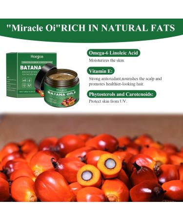 Batana Oil Batana Oil for Hair Growth Organic Batana Oil Fuller and Shinier the Latest Model to Promote Hair Strength and Elasticity(120g) - Buy Online on GoSupps.com