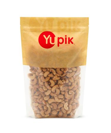 Yupik Roasted Unsalted Whole Cashews 1 kg 6 Count Gluten-Free Kosher Vegan Crunchy Nuts Lightly Roasted No Added Salt Source of Protein & Iron Savory Snacks 6 kg