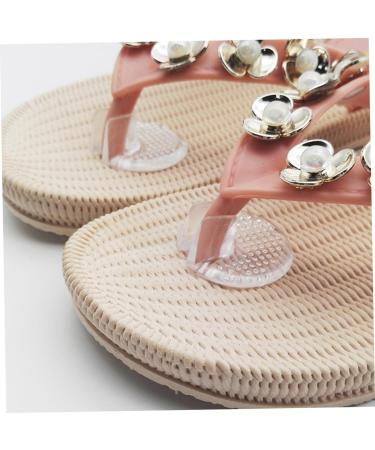 FOMIYES Transparent Sandal Cushions - 10 Pairs Adhesive Gel Foot Pads for Flip-Flops & Summer Sandals - Metatarsal Support Inserts - Buy Online on GoSupps.com