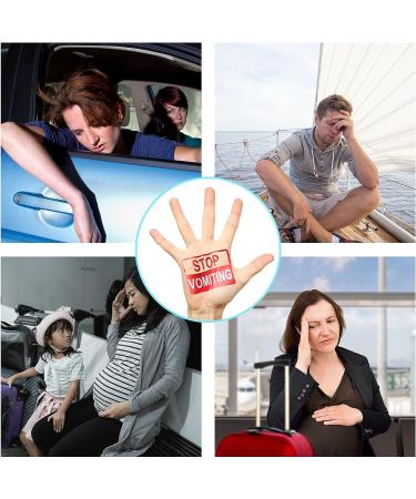 Motion Sickness Bands for Kids & Adults - 4 Pairs + 2 Anti Car Nausea Bracelets (Blue Grey White Black) - Morning Sickness Wristbands - Buy Online on GoSupps.com