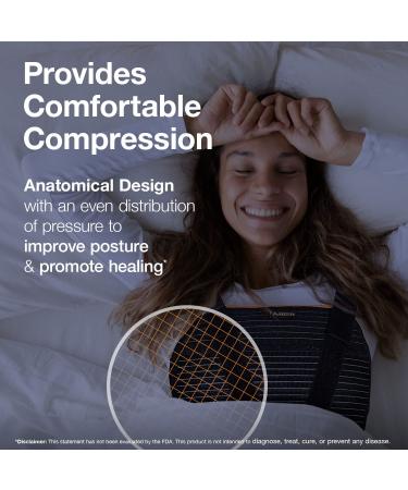 Armor Adult Unisex Chest Support Brace to Stabilize the Thorax after Open Heart Surgery Thoracic Procedure or Fractures of the Sternum or Rib Cage Black Color Size X-Large for Men and Women Black XL - Buy Online on GoSupps.com