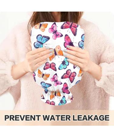 1L Durable Heat Bottle - Warm-Up Bag for Pain Relief | Colorful Rainbow Butterfly Design - Buy Online on GoSupps.com