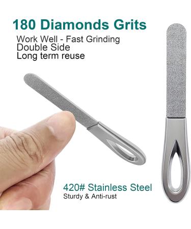 VOGARB Extra Wide Jaw Nail Clippers for Thick Nails - Bevel Blades, Long Handle & No Splash Design - Ideal for Men, Women, Seniors - Metallic Finish - Buy Online on GoSupps.com