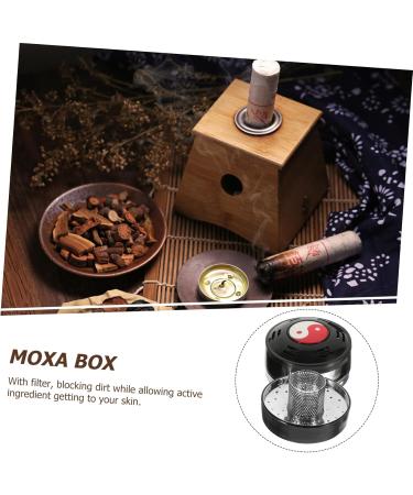 Homsfou 6 Stk Moxibustion Boxes for Adults - Wall Folding Organizer & Moxa Tank Holder - 3PCs AI-Box Bracket 7x5cm - Optimal Moxibustion Tool for Wellness - Buy Online on GoSupps.com