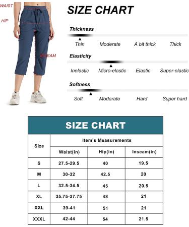 Libin Women's Lightweight Quick Dry Cargo Joggers Capris - Khaki X-Large | Ideal for Hiking, Travel & Outdoor Activities - Buy Online on GoSupps.com