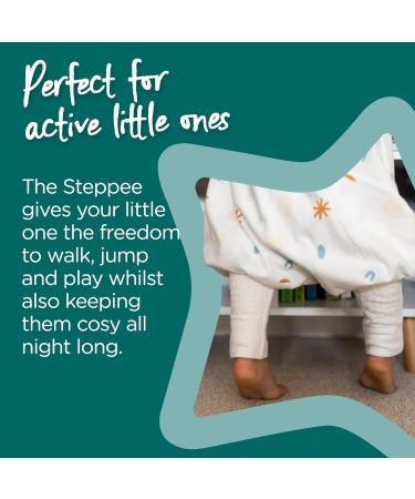 Tommee Tippee Grobag Steppeebag Baby Romper Suit 18-36M 2.5 TOG Sky Grey Marl - Hip-Healthy Design, Soft Cotton Fabric - Buy Online on GoSupps.com