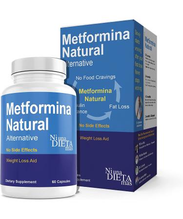 Ni una DIETA mas METFORMINA Natural Alternative - Reduce Fat and Stop Sugar Cravings (for Kids and Adults)