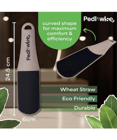 PEDI-WISE Double Sided Foot File - Professional Extra Large Foot Rasp for Hard Skin Removal - Podiatrist Recommended Stone 1.0 - Buy Online on GoSupps.com