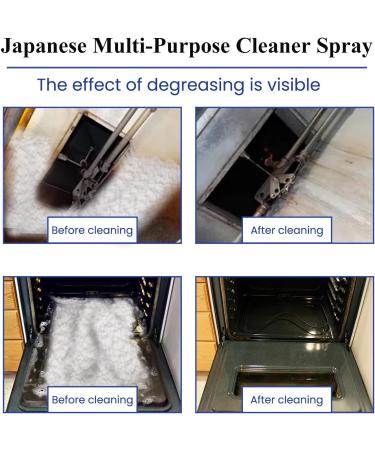Kitchen Foam Cleaner All-Round Kitchen Cleaning Foam Japanese Multi-Purpose Cleaner Spray Japanese Professional Kitchen Oil Stains Removing Cleaner Bubble Cleaner Foam Spray (2pcs) - Buy Online on GoSupps.com