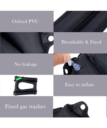 Inflatable Bed Sore Cushions for Elderly & Disabled - Prevent Bed Sores, Comfortable Pain Relief (Black) - Buy Online on GoSupps.com