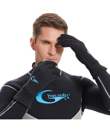 Yonsub 3mm Neoprene Anti-Slip Diving Gloves - Black Large - Buy Online on GoSupps.com