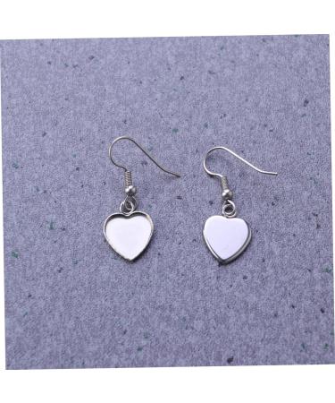 NUOBESTY 40 Pcs Jewlery Stainless Steel Earrings Jewelry Dangler Kit Pendant Girl Jewelry Pin Round Silver 3.50X1.30X1.00CM - Buy Online on GoSupps.com