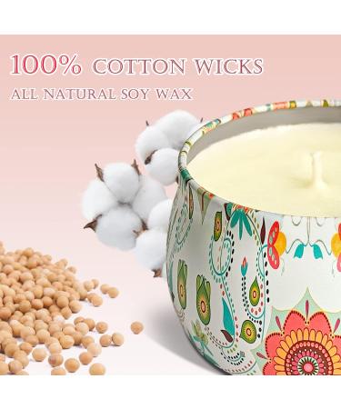 Scented Soy Wax Candle - Stress Relief Aromatherapy Gift for Women | Mother's Day, Christmas, Birthday, Valentine's | Rose Scented Candle for Home and Yoga - Buy Online on GoSupps.com