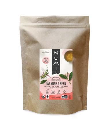 Numi Organic Tea Jasmine Green, 16 Ounce Pouch, Loose Leaf Tea (Packaging May Vary)