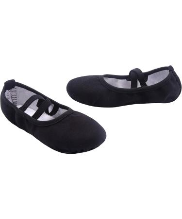 Ulicox Men's Ballet Shoes Ballerinas - Black EU Size 42 | Comfortable & Stylish Dance Footwear - Buy Online on GoSupps.com