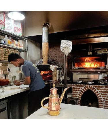  APVPOPOKGM Handmade Pure Copper Olive Oil Bottle 450ml Kitchen Olive Oil Bottle Water Bottle Milk Bottle - Buy Online on GoSupps.com