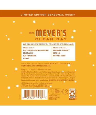 Mrs. Meyer's Kitchen Set - Dish Soap Hand Soap & Multi-Surface Cleaner (3 CT) - Orange Clove Scent | International Shipping Available - Buy Online on GoSupps.com