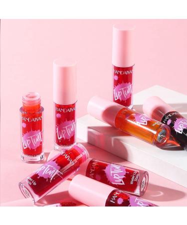 6 Colors Lip Tint Stain Set - Long-lasting Waterproof Korean Lip Tint for Hydrating Mini Liquid Lipstick & Cheek Tint - Vivid Color, Non-Sticky Formula - Buy Online on GoSupps.com