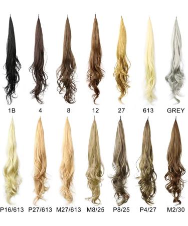 Ponytail Extension Daily Use Synthetic Ponytail 32inch Long Flexible Wrap Around Pony Tail Hair PonytailExtensions for Women Fake Tail Hairpiece Ponytail Hair Extension(P8-25) 32inch P8-25 - Buy Online on GoSupps.com