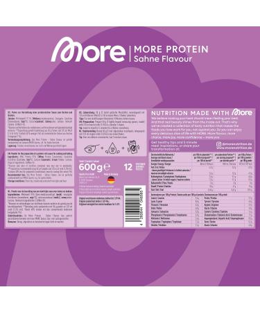 More Protein Cream 600g - Whey & Casein Blend for Muscle Building - High Quality Lactase-Enhanced - Made in Germany - Buy Online on GoSupps.com