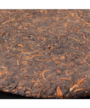HQZM Yunnan Puer Ripe Tea Soft Ripe Menghai Flavor 357g Orchid Fragrance All Over Unique Tea Charm - Buy Online on GoSupps.com