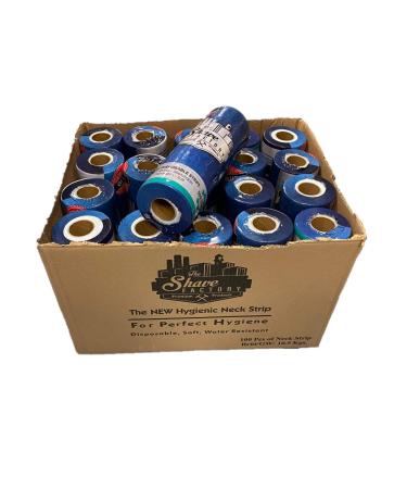 The Shave Factory Halskrause 500 pieces Neckpaper Neck Stripes |Classic frills for a perfect hairdresser |Barber Halskrause (20 packs)