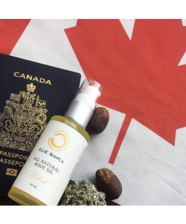 Ellie Bianca Naked Unscented Luxury Oil | Extra Light Skin Care for Moms Dads Babies & Kids | 2 oz - Shop Internationally - Buy Online on GoSupps.com