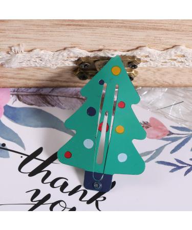 Frcolor 12-Piece Christmas Hair Clips | No-Slip Metal Snap Clips for Baby & Toddler Girls - Snowman & Santa Designs - Buy Online on GoSupps.com