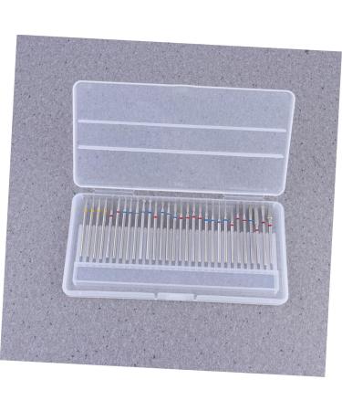 minkissy Diamond Tipped Drill Bits 1 Box Nail Cylinder Head Grinding Head Polisher Manicure Tools Diamond Drill Bit Manicure Head Alloy Glitch To Rotate - Buy Online on GoSupps.com