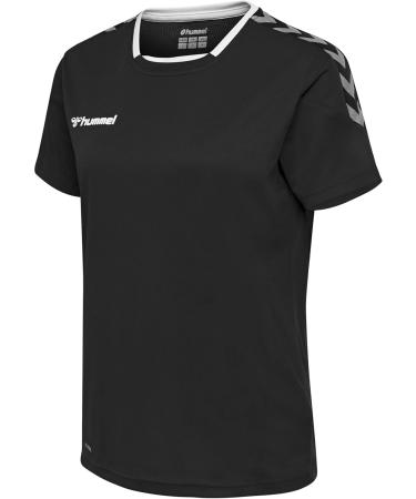 Buy Hummel Women's Hmlauthentic Poly Jersey - Stylish Black/White S/S Jersey for International Shipping - Buy Online on GoSupps.com