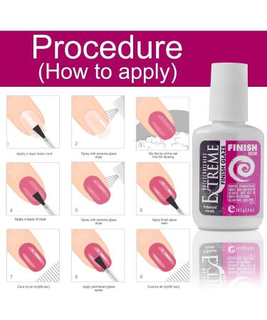 Backscratchers Extreme Finish Glaze Resin 0.5oz - Quick Dry Nail Dipping Powder System - Buy Online on GoSupps.com