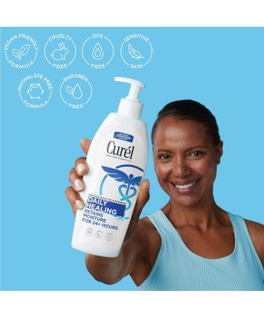 Curel Daily Healing Body Lotion for Dry Skin Hydrating Body Lotion with Advanced Ceramides Complex Dermatologist Recommended 13 Oz Pack of 3 - Buy Online on GoSupps.com