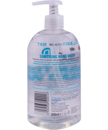 Bio-D Vegan Cruelty-Free Sanitising Hand Wash (Fragrance-Free) 500ml - Buy Online on GoSupps.com